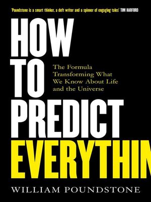 cover image of How to Predict Everything